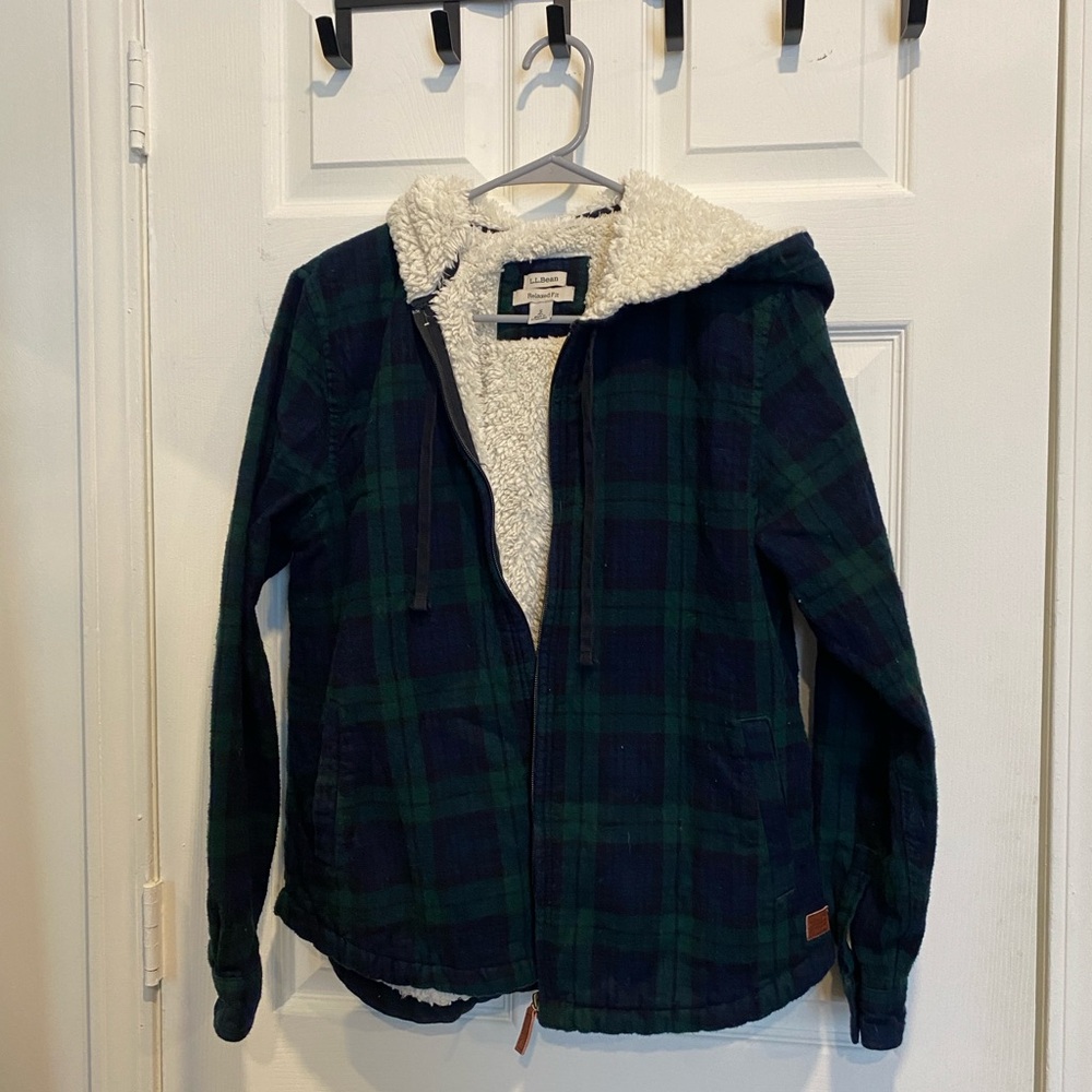 Sherpa Lined Hooded Flannel